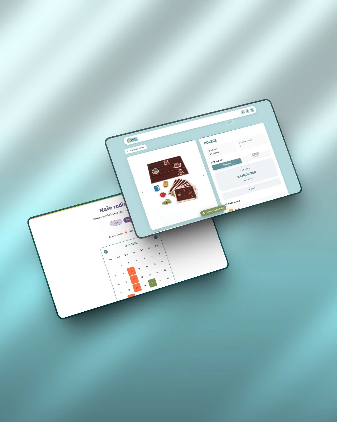 Recepti — lesson view