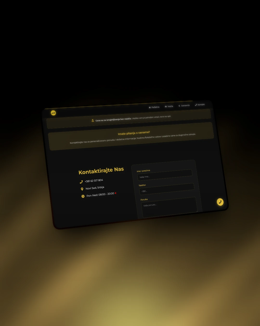 Iznajmi Kombi — booking