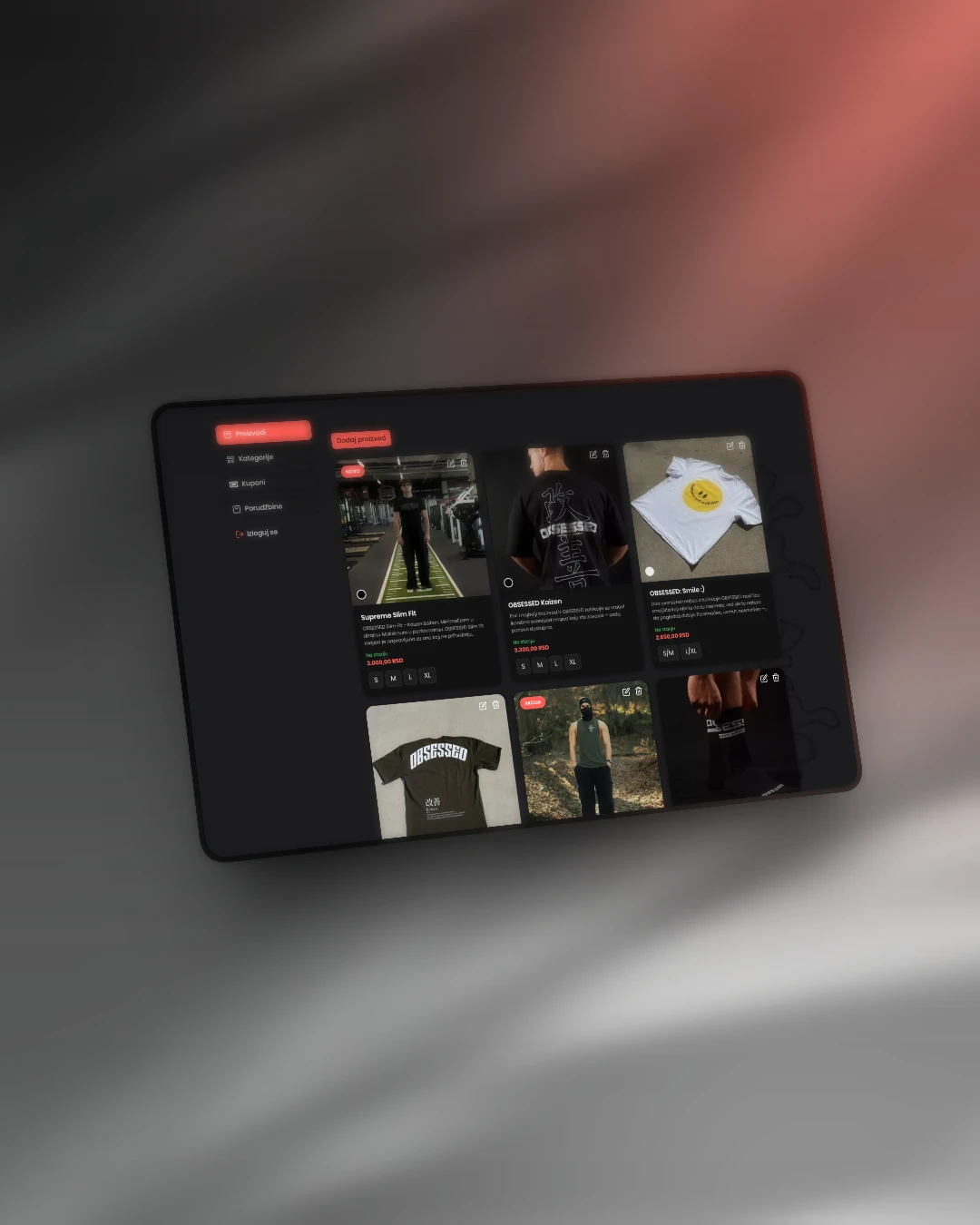Obsessed — mobile checkout