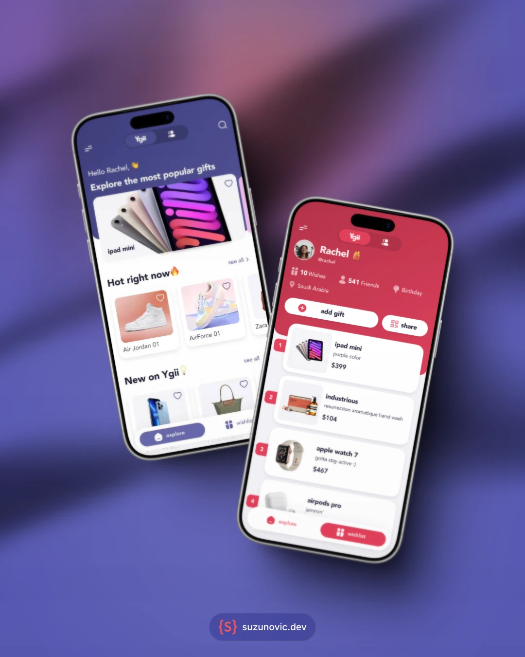 Ygii App — home feed