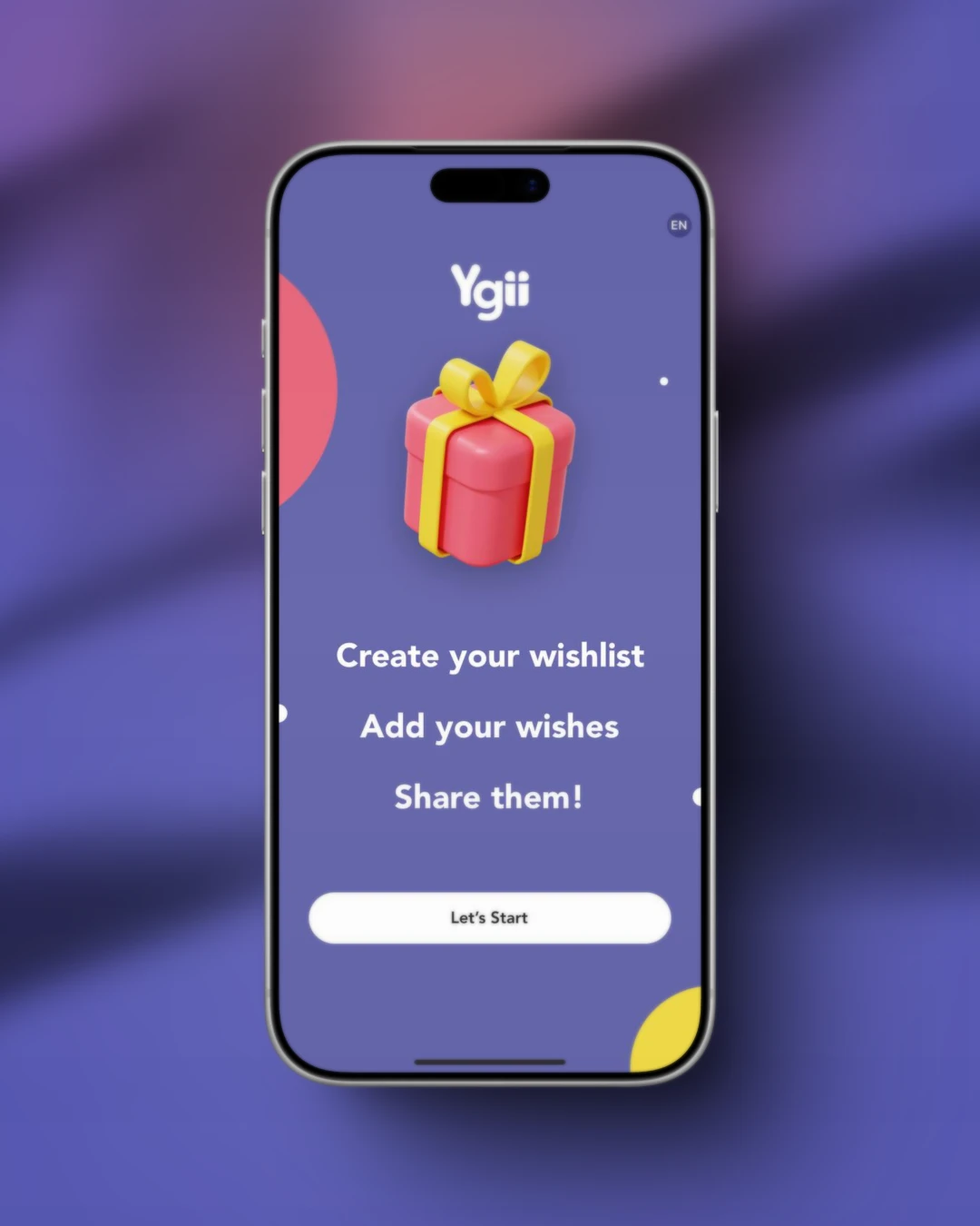 Ygii App — wishlist